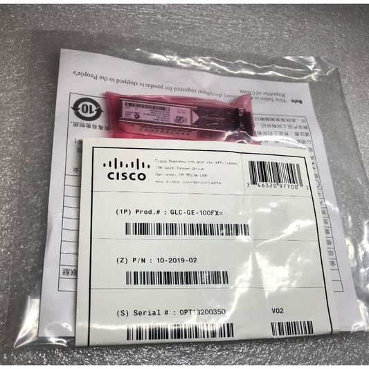 Cisco GLC-GE-100FX Gigabit Ethernet to 100M Optical Port Optical Module 商品画像