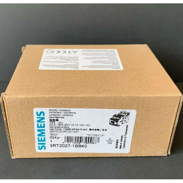 3RT2027-1BB40 Siemens Contactor 3RT20271BB40 シーメンス