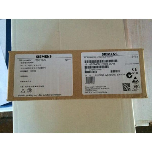 6SE6400-1PB00-0AA0 Siemens 6SE6 400-1PB00-0AA0 6SE64001PB000AA0 シーメンス