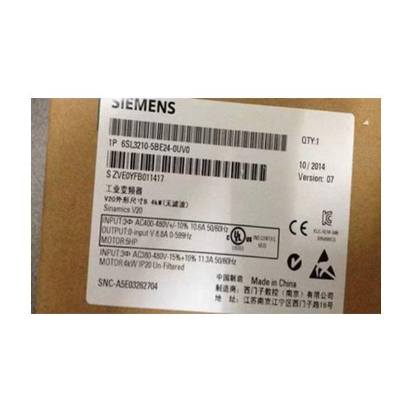 6SL3210-5BE24-0UV0 Siemens 6SL3 210-5BE24-0UV0 シーメンス