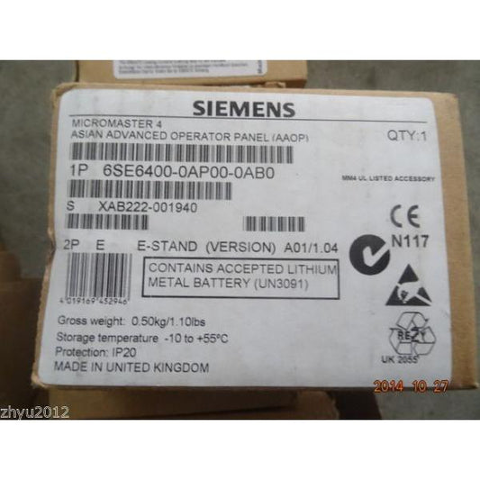 6SE6400-0AP00-0AB0 Siemens 6SE6 400-0AP00-0AB0 シーメンス