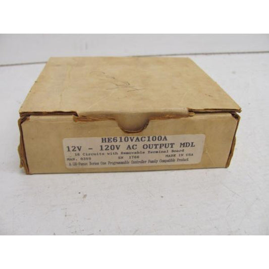 GE FANUC ファナック HE610VAC100A PROGRAMMABLE CONTROLLER AC OUTPUT 16 CIRCUIT