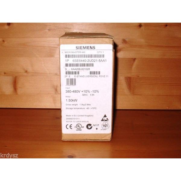 6SE6440-2UD21-5AA1 Siemens 6SE6 440-2UD21-5AA1 Micromaster 440 1.5kW 2HP シーメンス