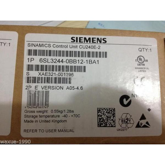 6SL3244-0BB12-1BA1 Siemens 6SL3 244-0BB12-1BA1 Sinamics Control Unit CU240E-2 シーメンス