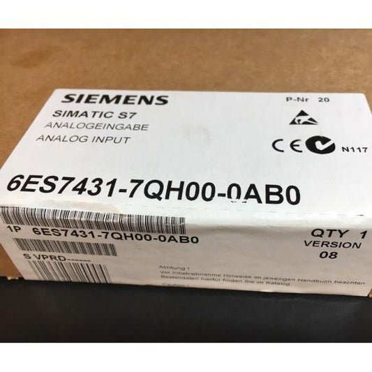 6ES7431-7QH00-0AB0 Siemens  6ES7 431-7QH00-0AB0 SIMATIC S7-400 Input シーメンス