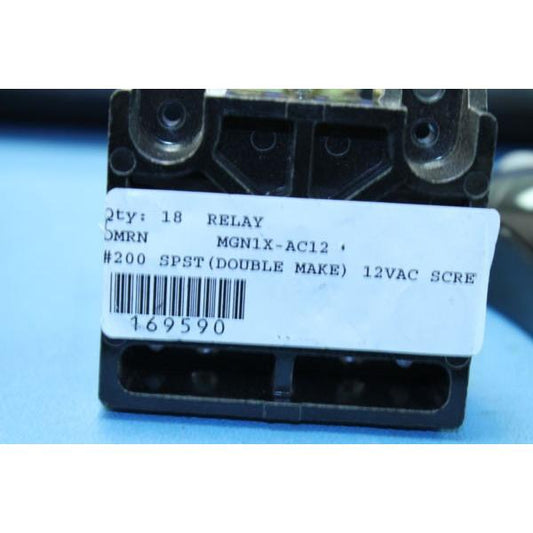 OMRON MGN1X-AC12 SPST DBLE Make 12VAC Screw Term PRD Power  Relay Qty-1 オムロン